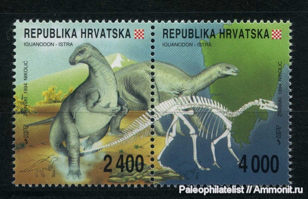 марки, игуанодон, Iguanodon