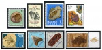 Рыбы ископаемые на почтовых марках. v.02