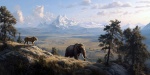 Плейстоценовые экосистемы AI: Встреча в позднем плейстоцене: Mammuthus columbi и Panthera atrox