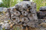 Строматолитовые известняки из отвалов Гаёвского карьера (окрестности г. Бакал)